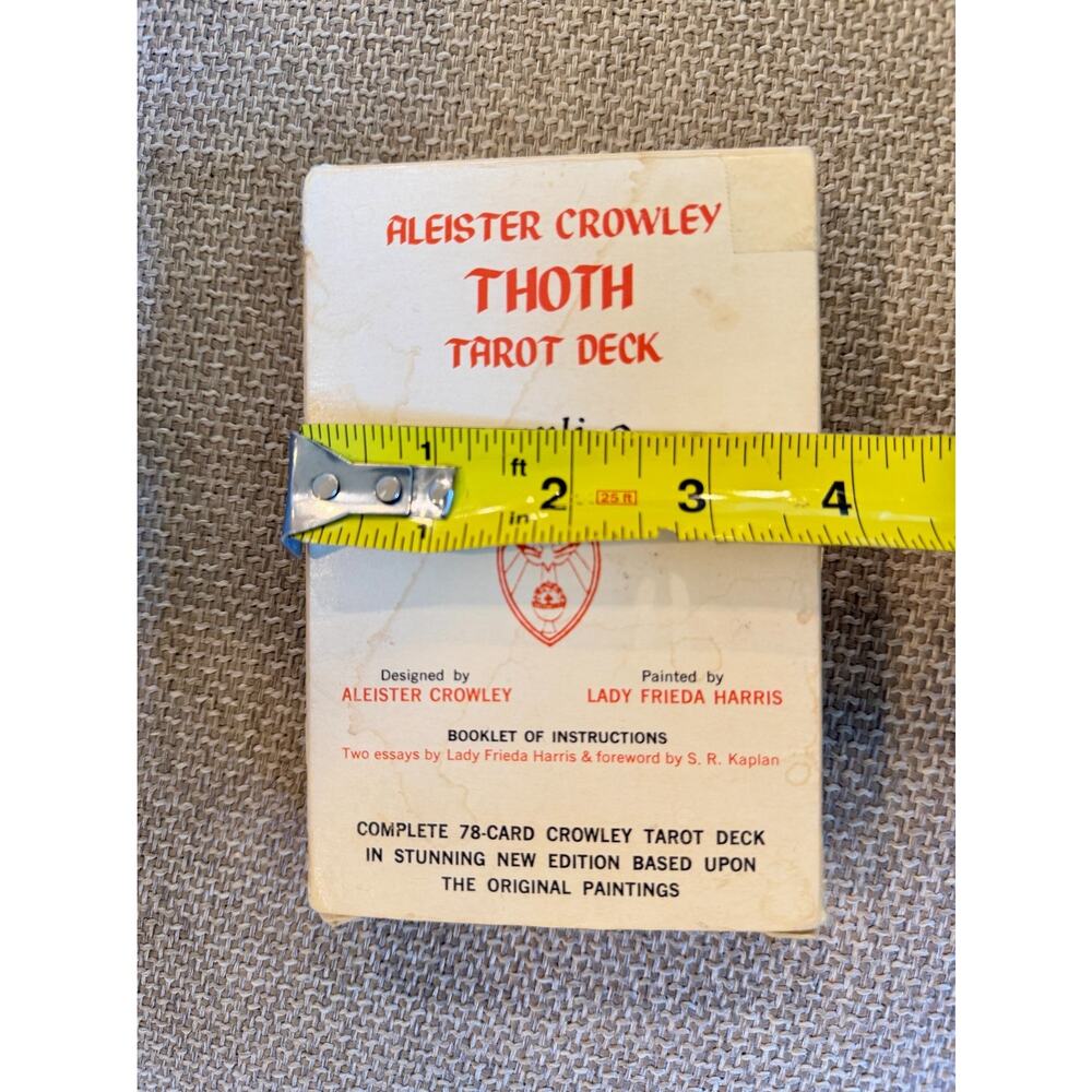 Vintage 1978 Aleister Crowley Thoth Tarot Deck AC78 Belgium U.S. Games 78 Cards - Picture 6 of 9